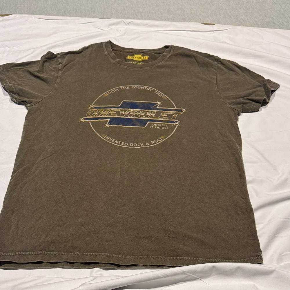 Lucky Brand Brown Graphic Tee